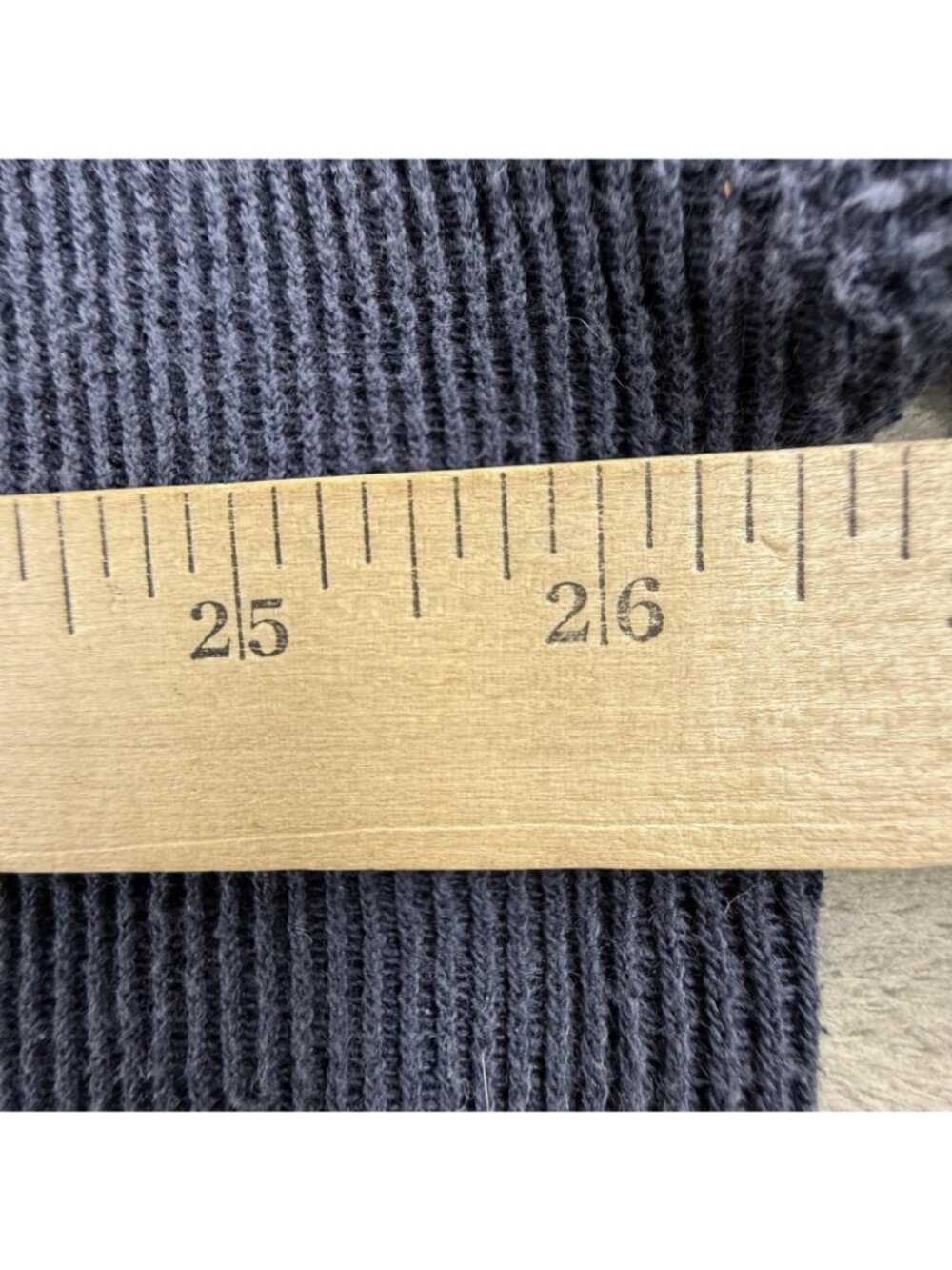 Wrangler Sweater Mens 2XL Blue Mock Neck 1/4 Zip Cotton Knit Pullover MI0608A - Picture 12 of 15